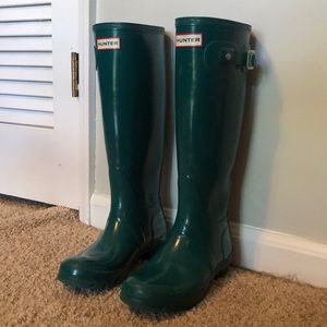 TEAL HUNTER ORIGINAL GLOSS RAINBOOTS
